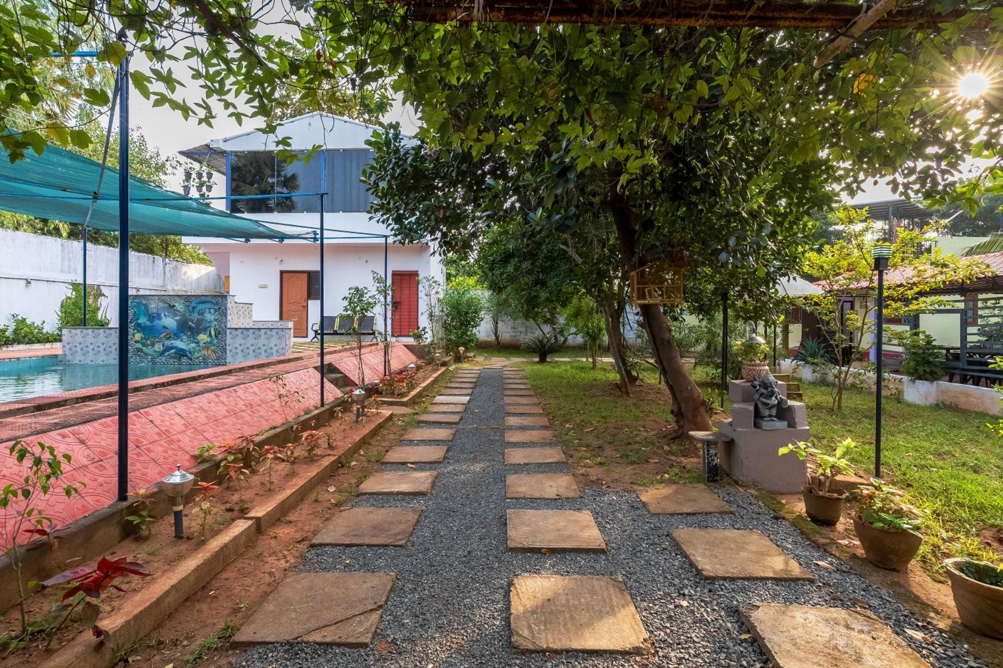 Ntr Garden Hotel Auroville Bagian luar foto